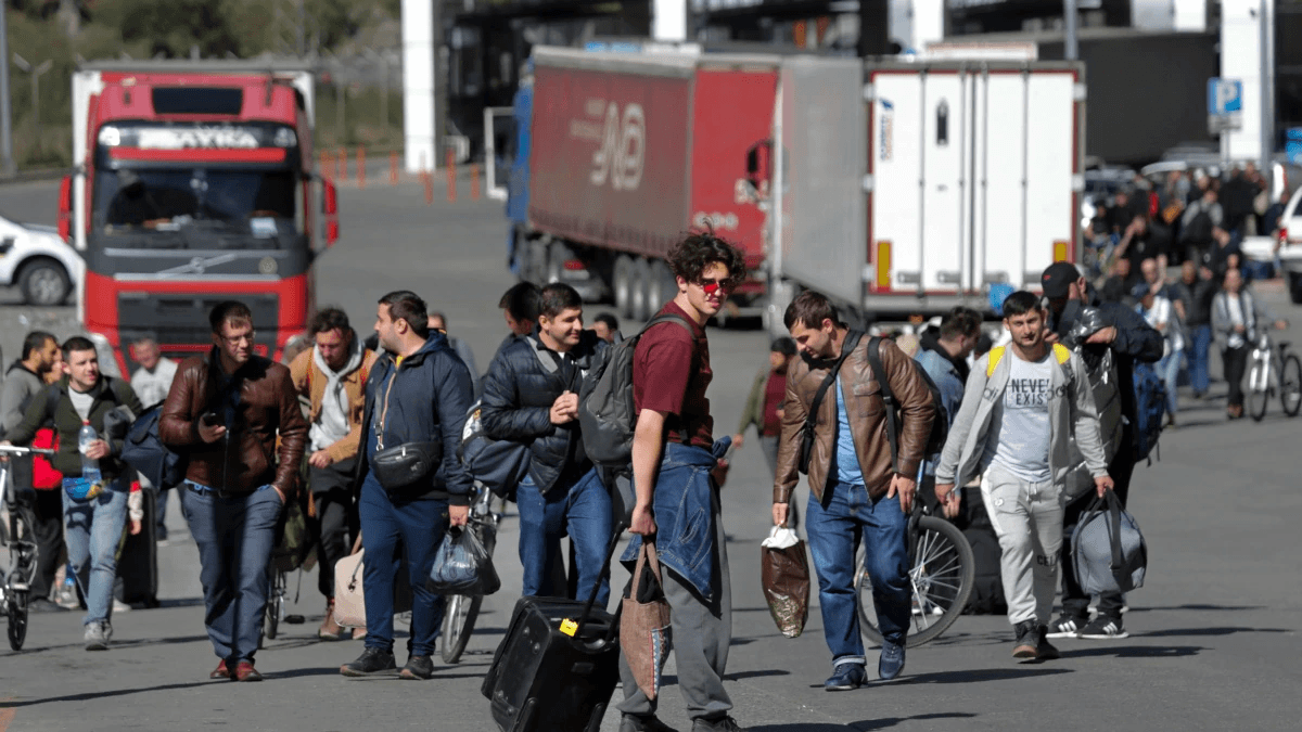 На погранпункте Россия — Грузия «Верхний Ларс»
