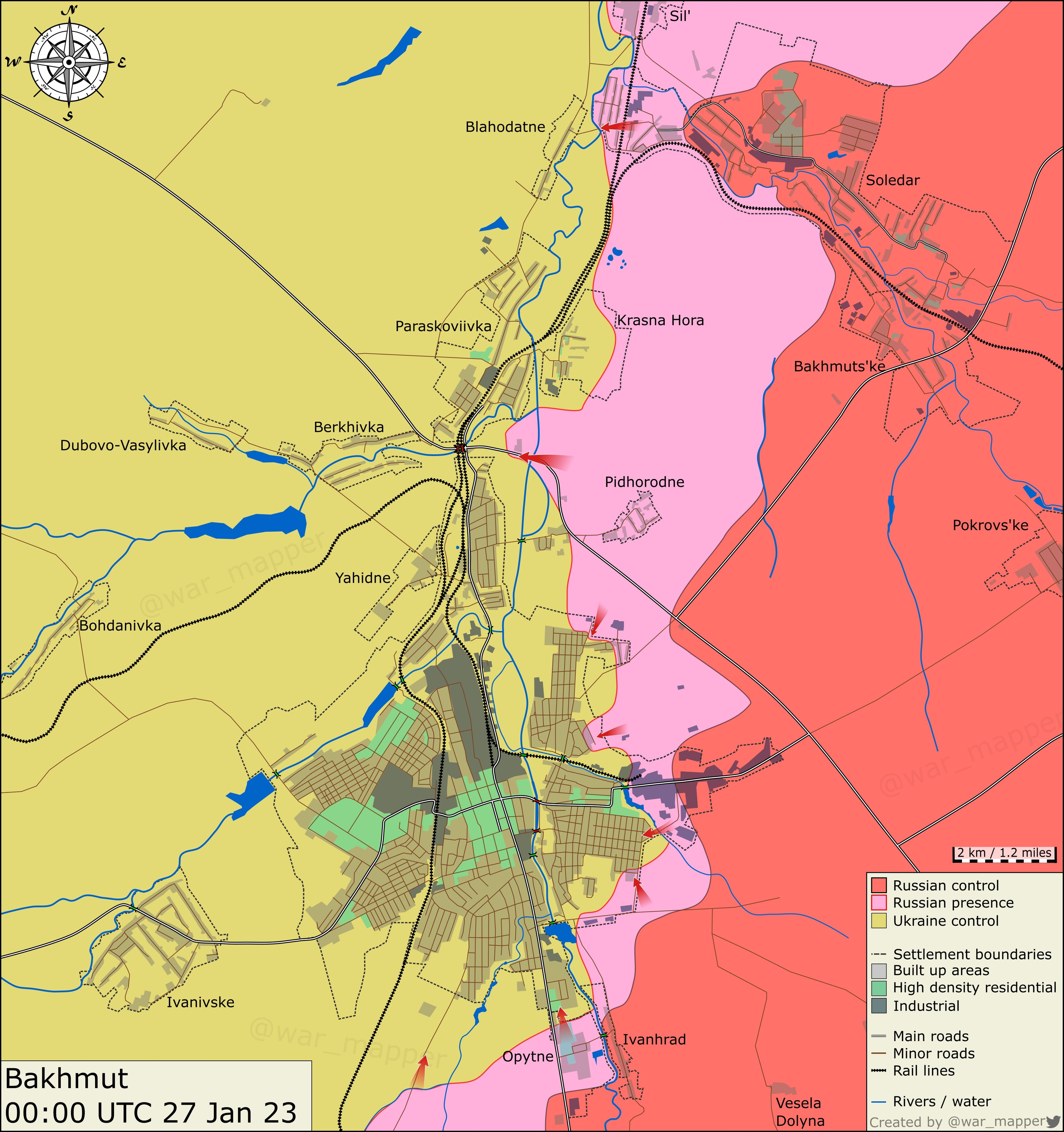 Ситуация в Бахмуте