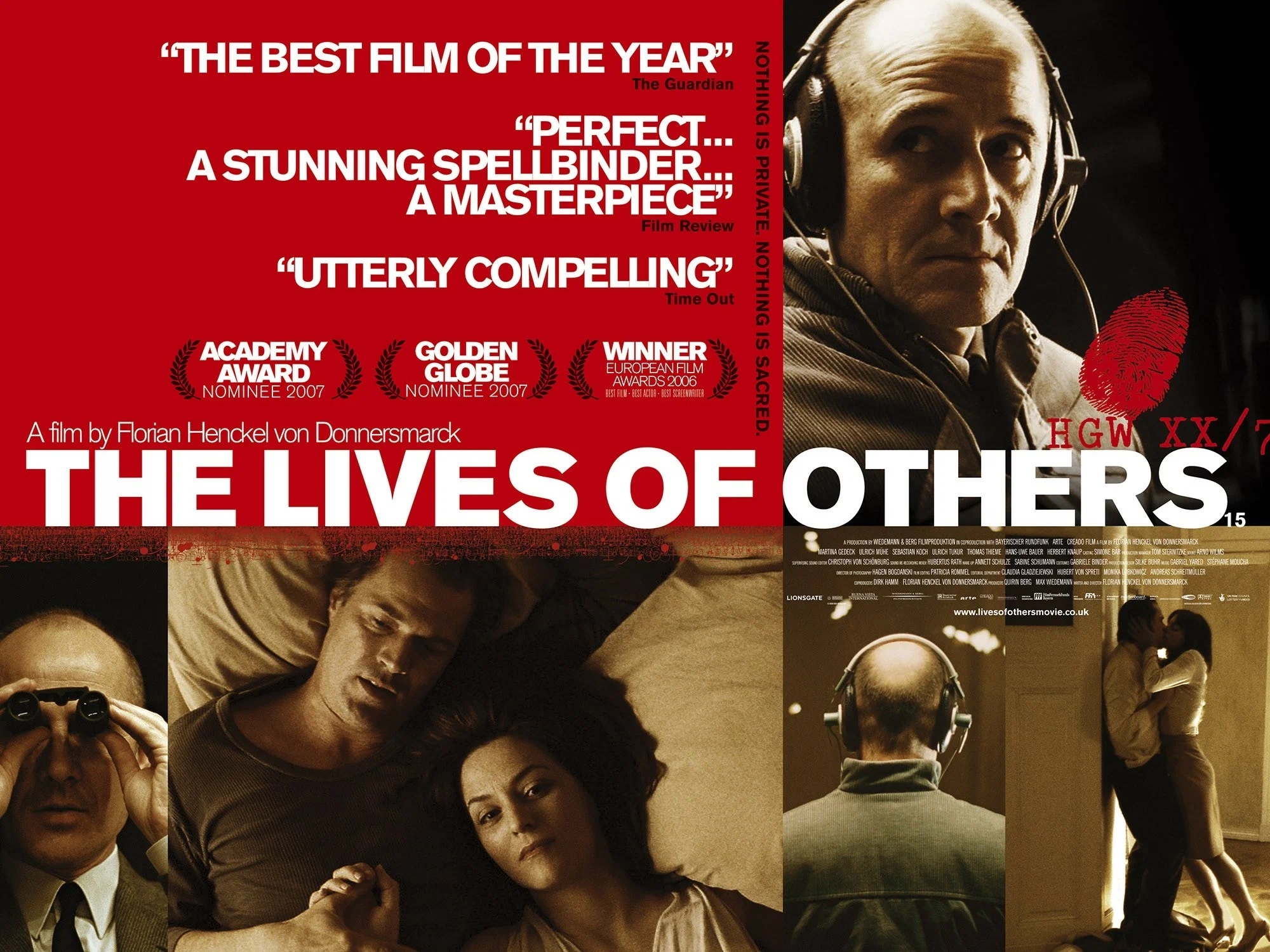 Постер фильма "The Lives Of Others"