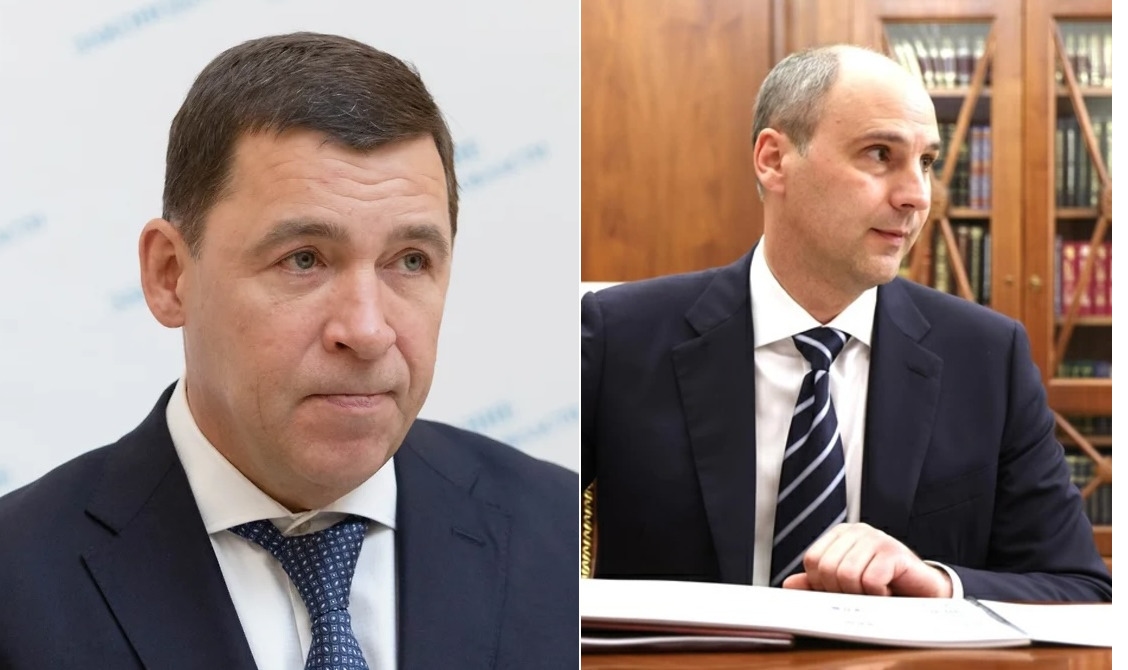 Евгений Куйвашев (слева) и Денис Паслер.