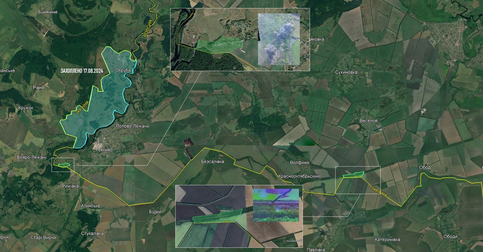 ЛБС в Глушковском районе Курской области по версии Dnipro Osint ⟨ Гарбуз ⟩