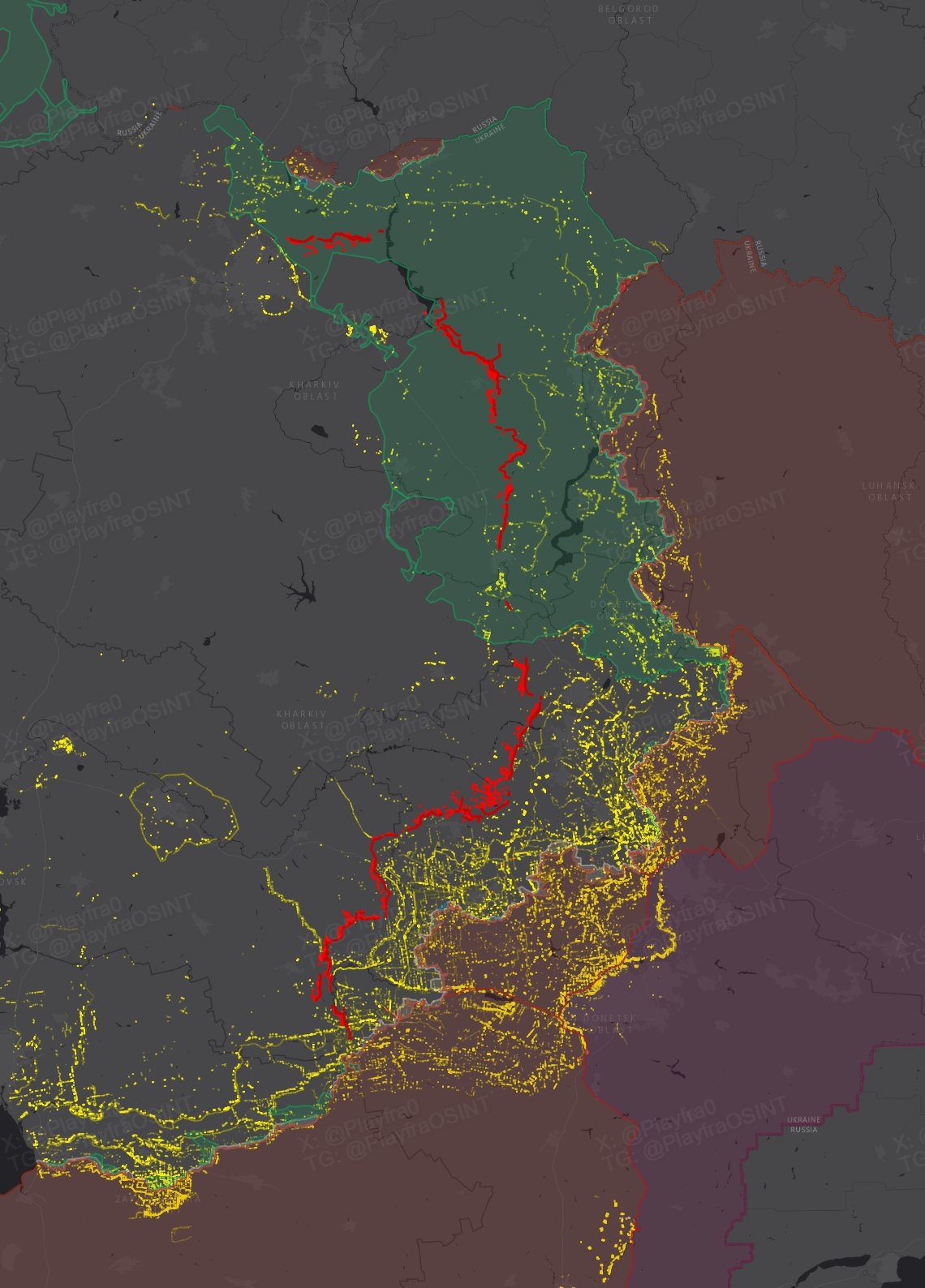 Новая украинская оборонительная линия на Донбассе