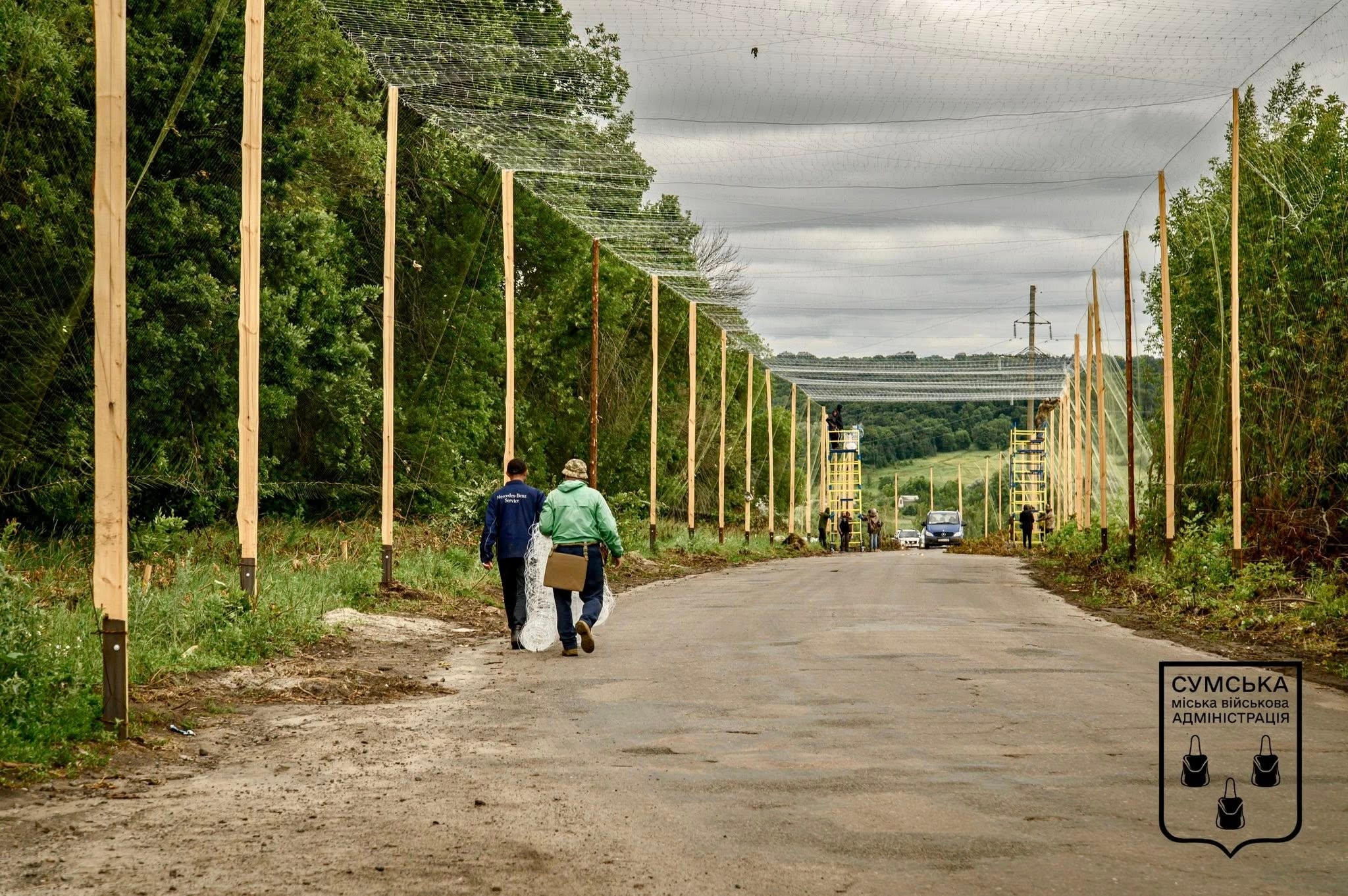 «Антидроновые коридоры» в Сумской области