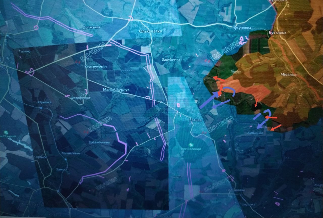 Ситуация в районе Мелового в Харьковской области по версии Юрия Котенка 