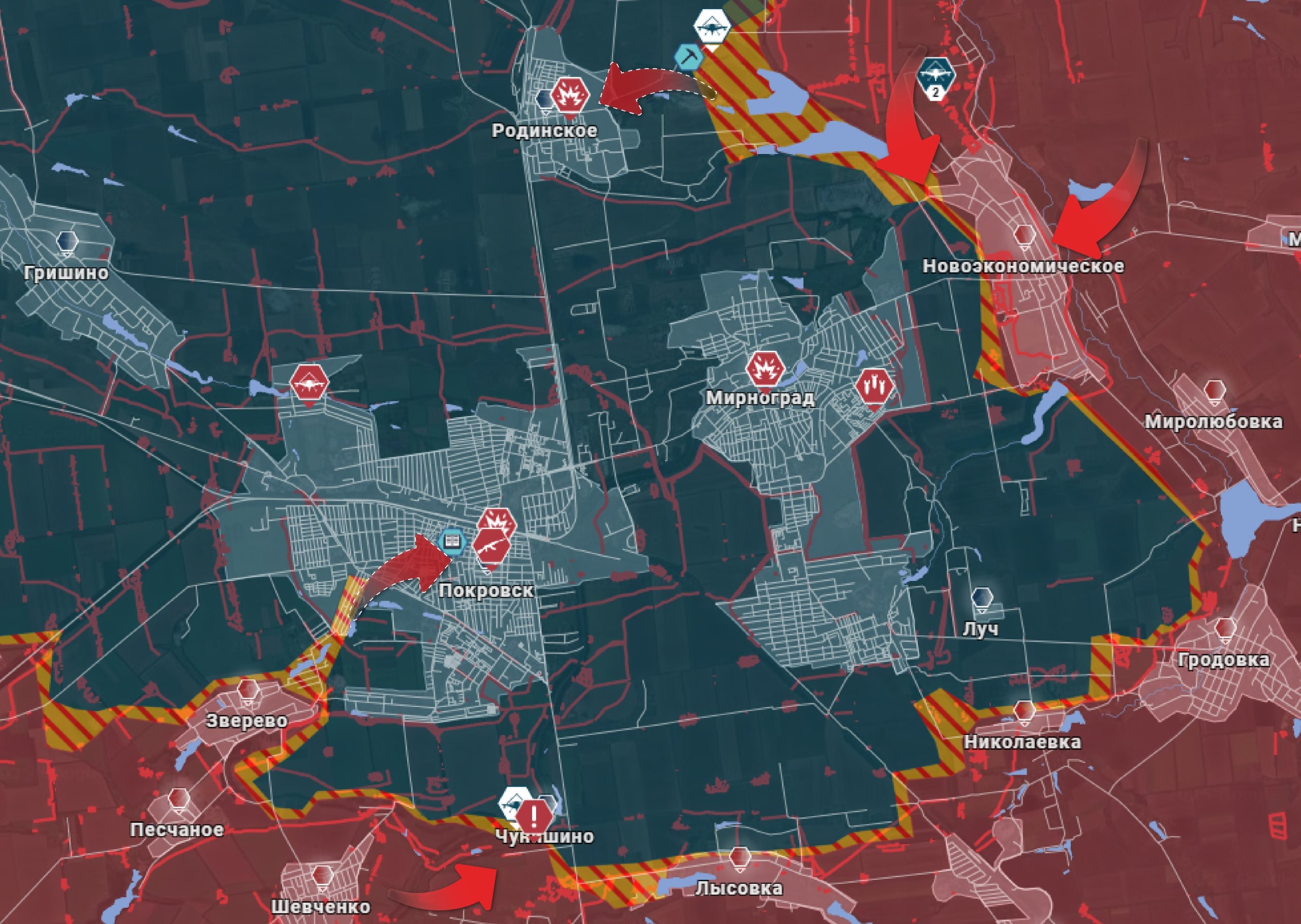 Ситуация на покровском направлении по версии «Рыбаря»