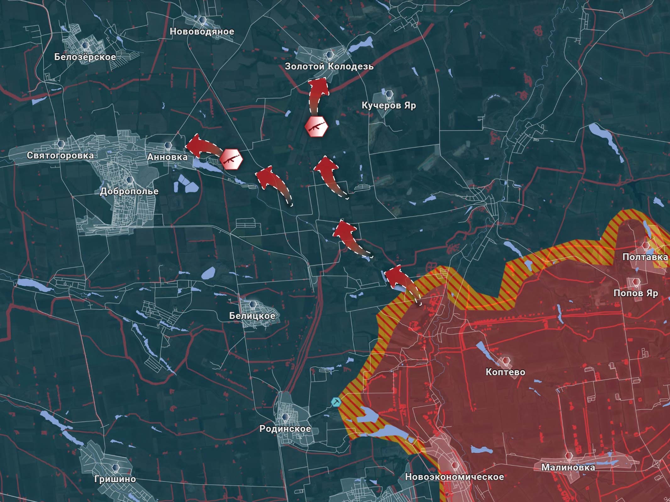 Ситуация на восточном фланге покровского направления по версии «Рыбаря»