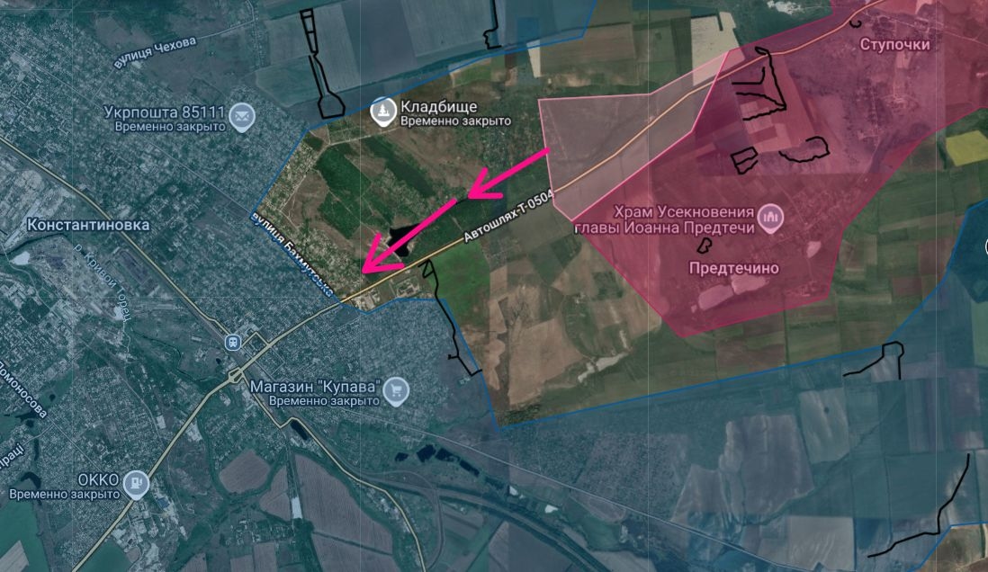 Ситуация в районе Константиновки по версии Анатолия Радова