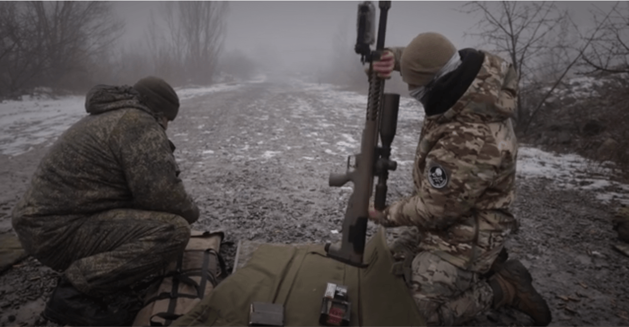 Снайперы 155-й бригады морской пехоты ТОФ с американской винтовкой Desert Tech и патронами Hornady