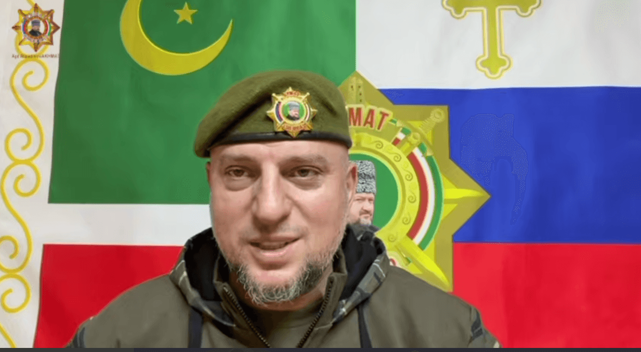 Скриншот из Telegram-канала Адаудинова. Апти Алаудинов «АХМАТ»