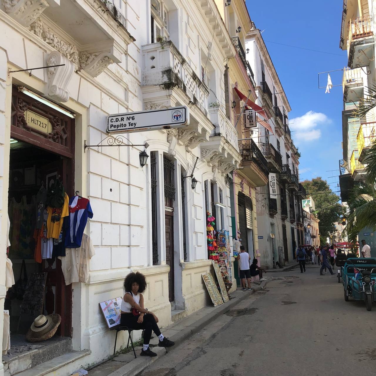 Фото Ольги с Кубы