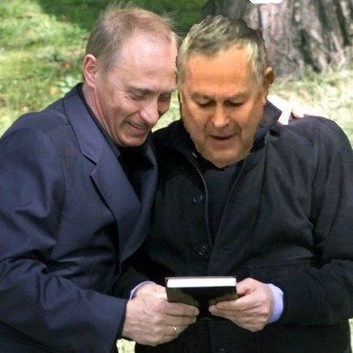 Владимир Путин и Дейна Рорабейкер