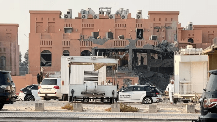 Фото: последствия взрывов в Дохе, Катар, 9 сентября 2025 / Reuters