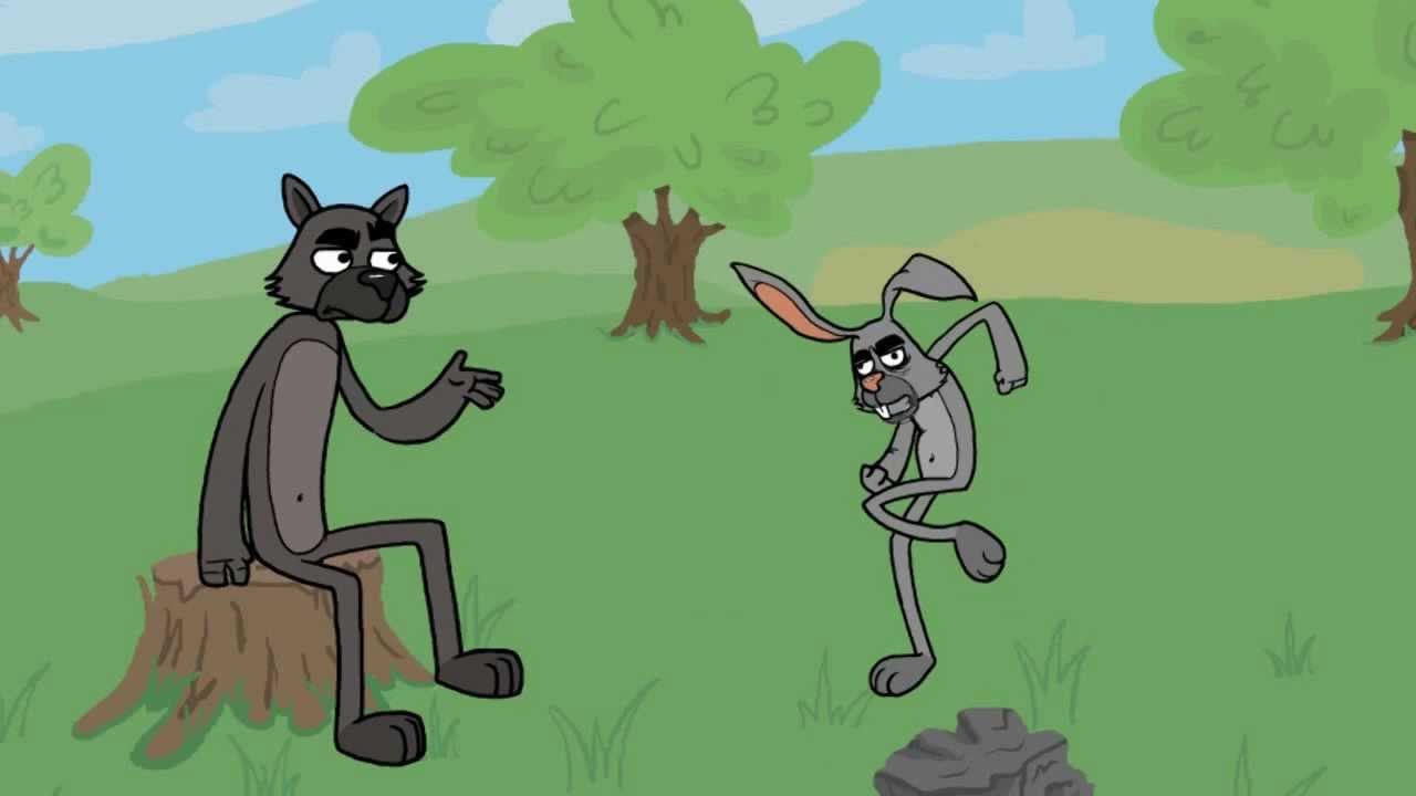 Пара фраз: «А может быть... ха-ха... я тебя и помилую!» Дипломат vs волк