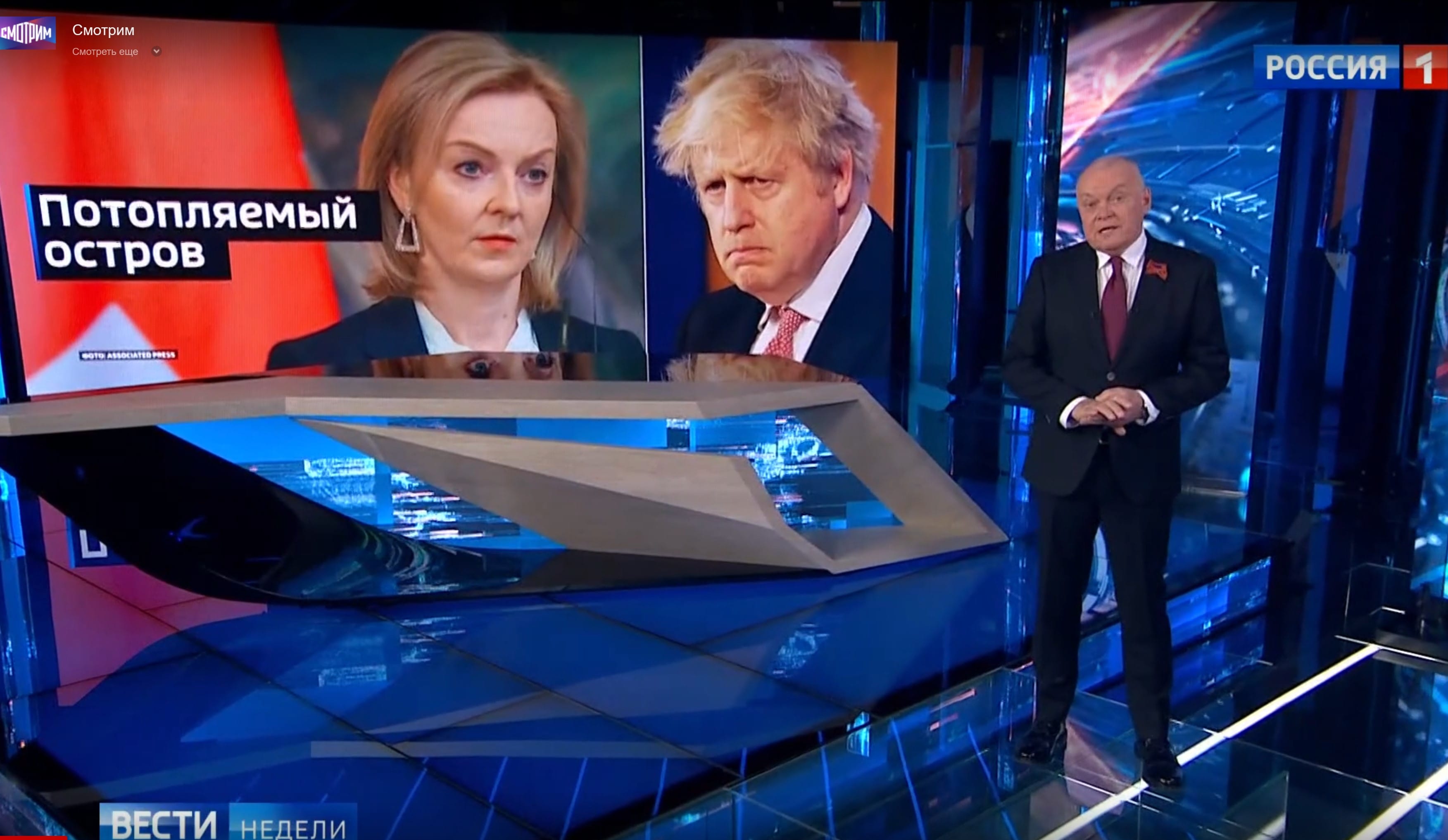 Британский ядерный удар по России: как Киселев поверил фейку о Джонсоне и ответил собственным фейком