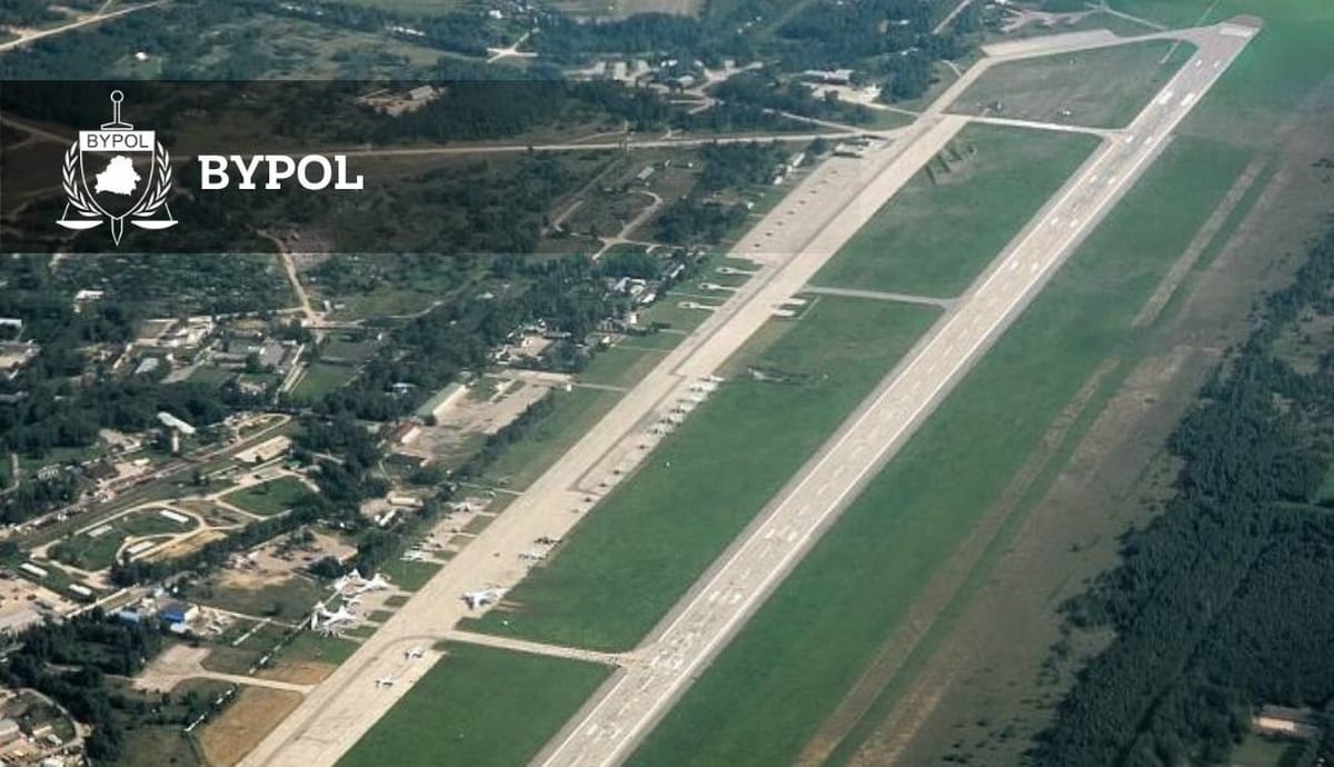 BYPOL: на военном аэродроме «Мачулищи» в 12 км от Минска произошло два взрыва, в результате был поврежден российский самолет