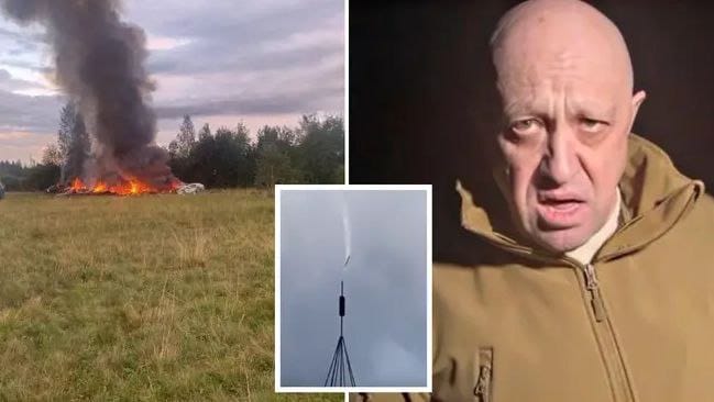 Под Тверью разбился самолет Евгения Пригожина, ВСУ полностью освободили Работино, дроны атаковали Москва-Сити. Что происходит на фронте