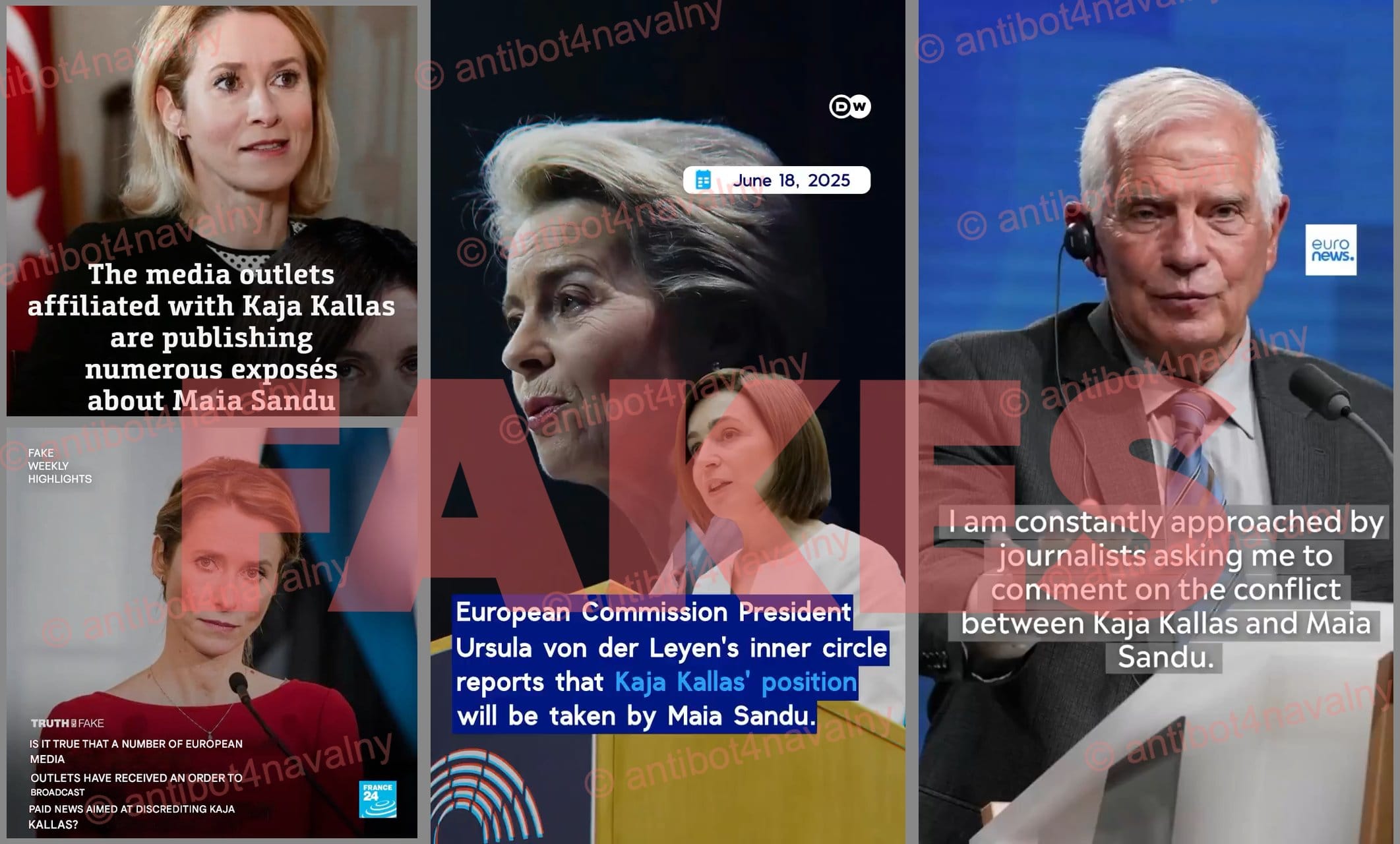 Кремлевская сеть ботов «Матрёшка» атакует саммит ЕС в Молдове. Для этого создаются фейковые ролики якобы от имени The Insider и других СМИ