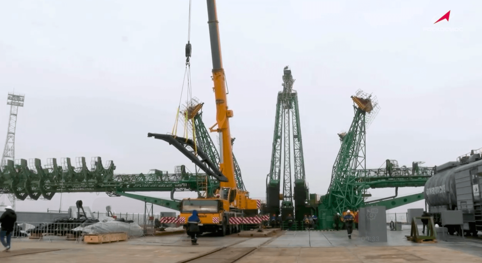 Роскосмос отчитался о восстановлении стартовой площадки на Байконуре, которая была серьезно повреждена при запуске  «Союза» в ноябре