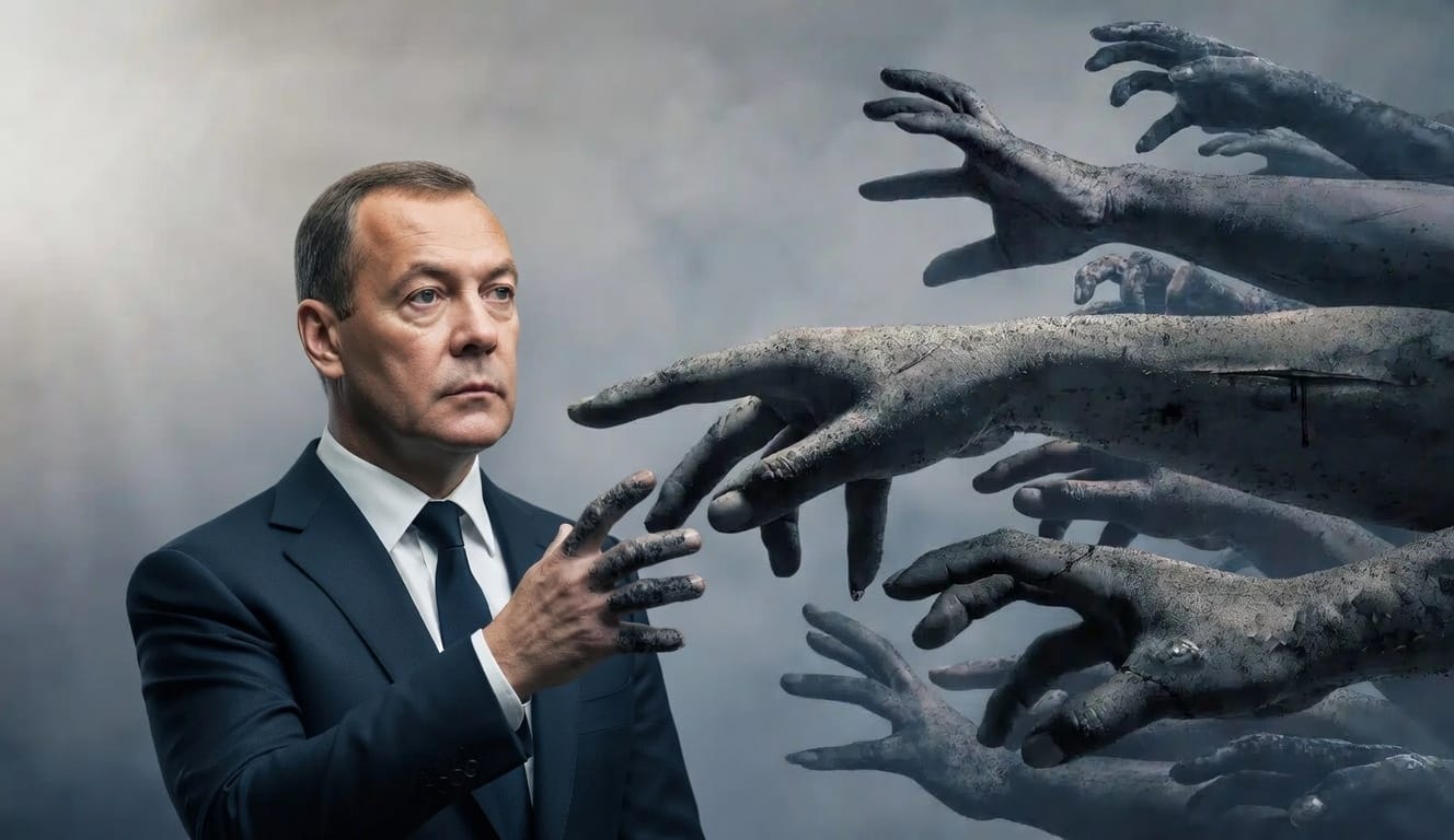 Зомби-апокалипсис Дмитрия Медведева: экс-президент обвинил США в работе над биооружием и предсказал антиутопию в реальности